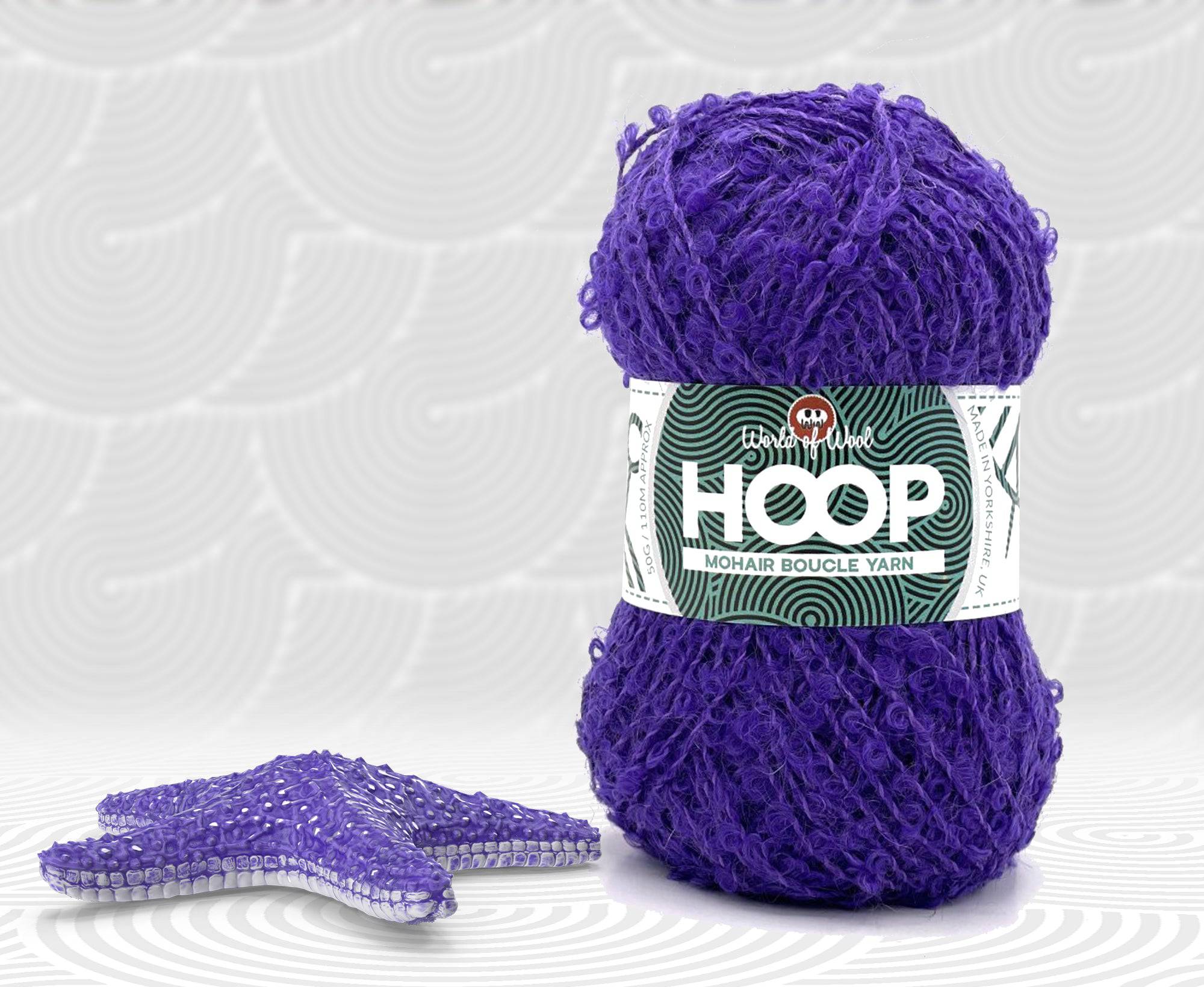 Starfish Mohair Hoop Boucle.