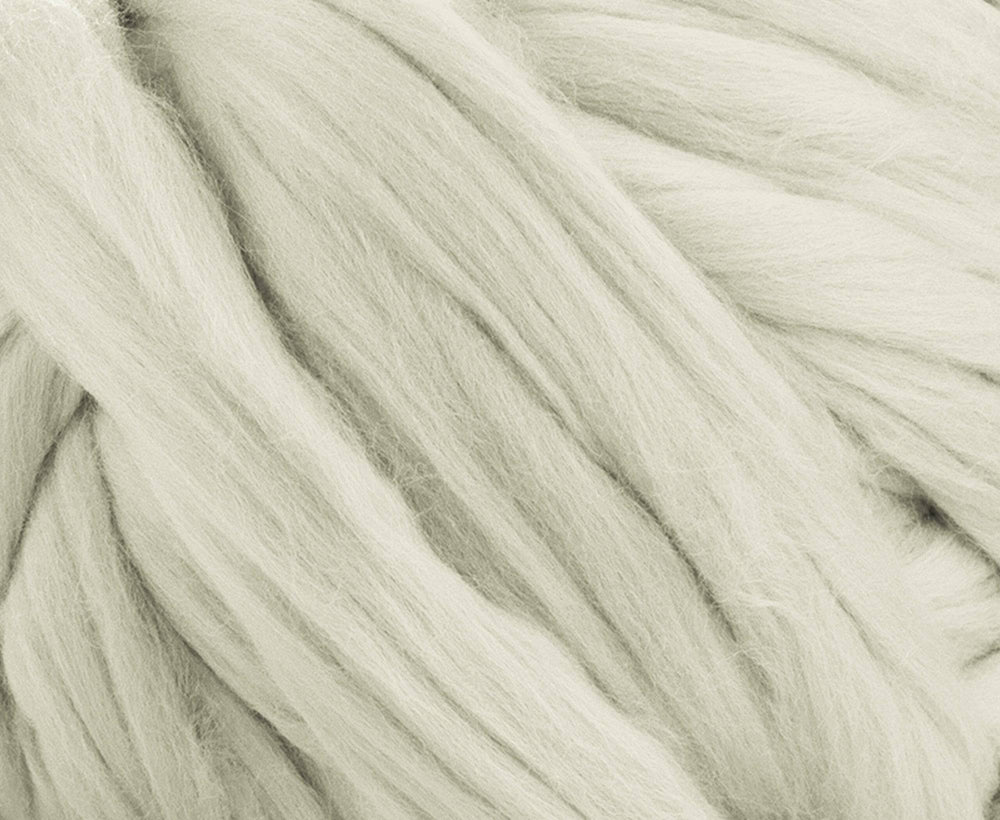 Superfine Natural White Merino Jumbo Yarn - World of Wool