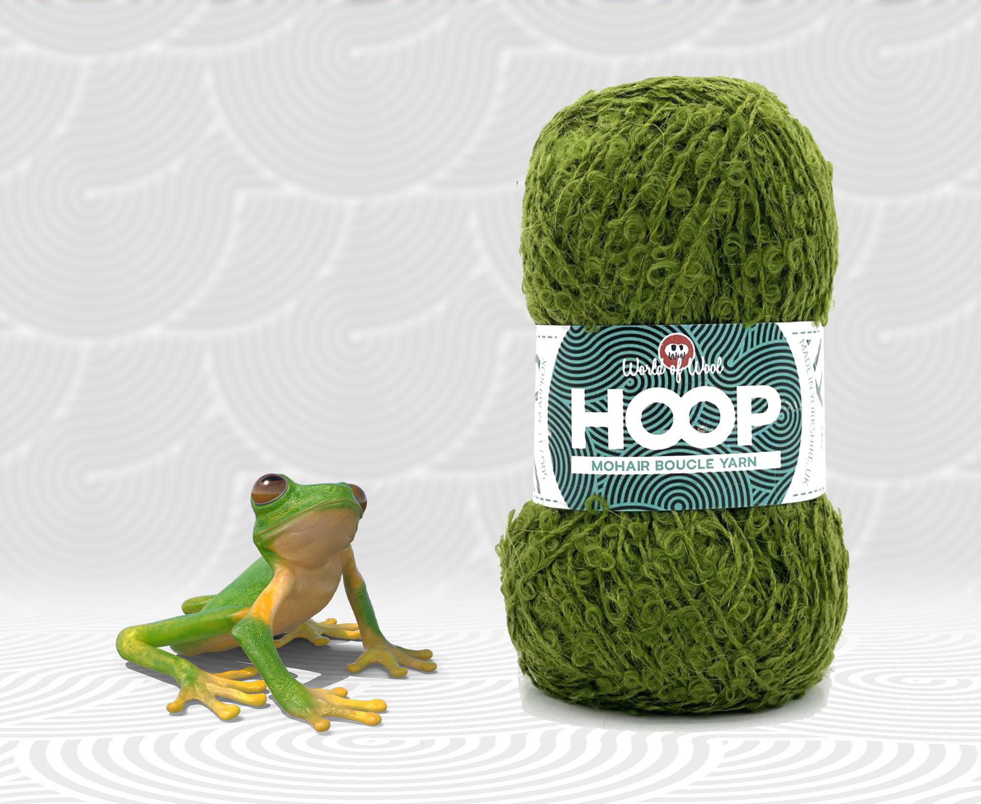 Tree Frog Mohair Hoop Boucle - World of Wool