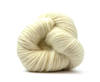 White Cheviot Super Chunky Weight Hank.