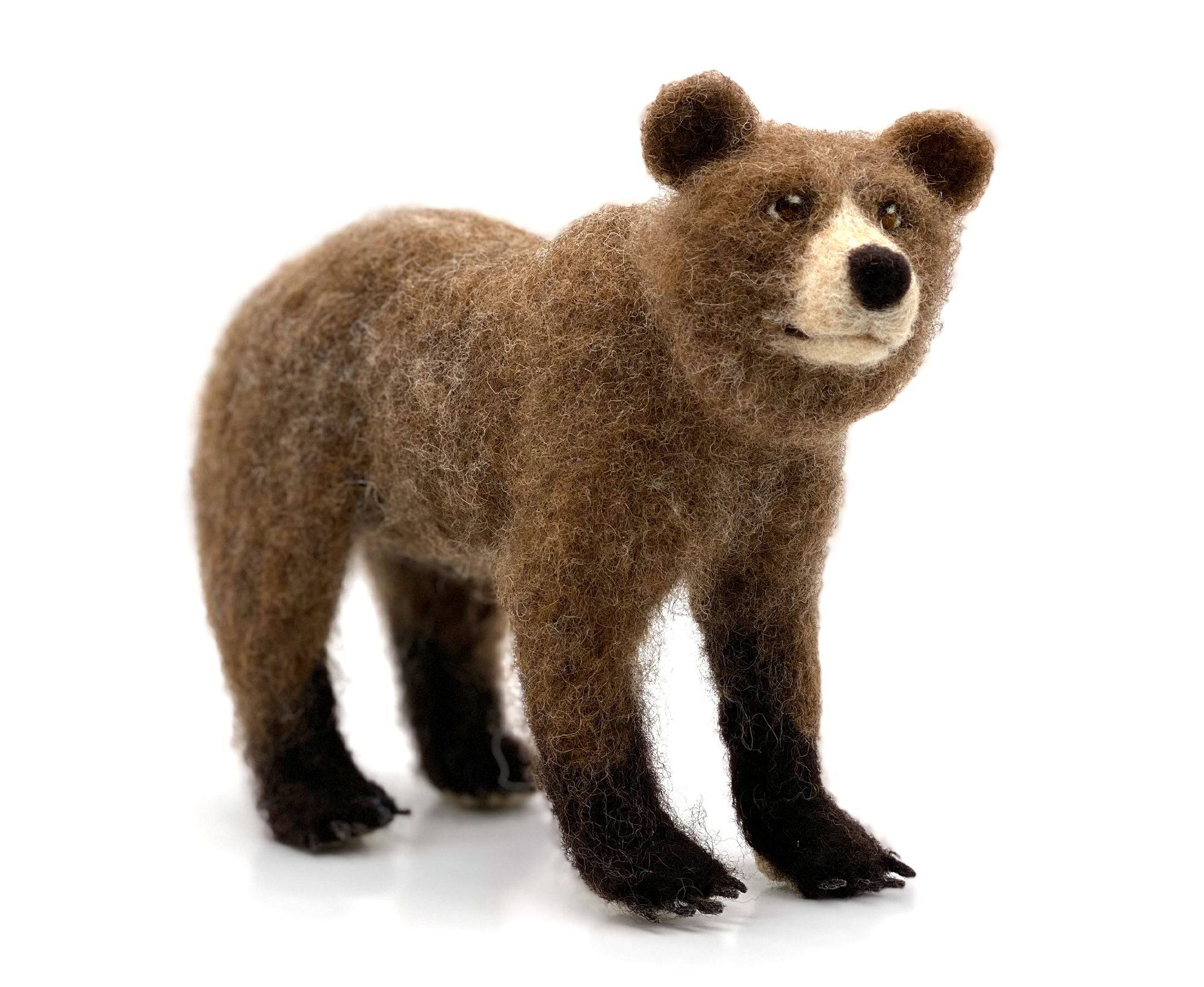 Bruno The Bear | Needle Felting Kit.
