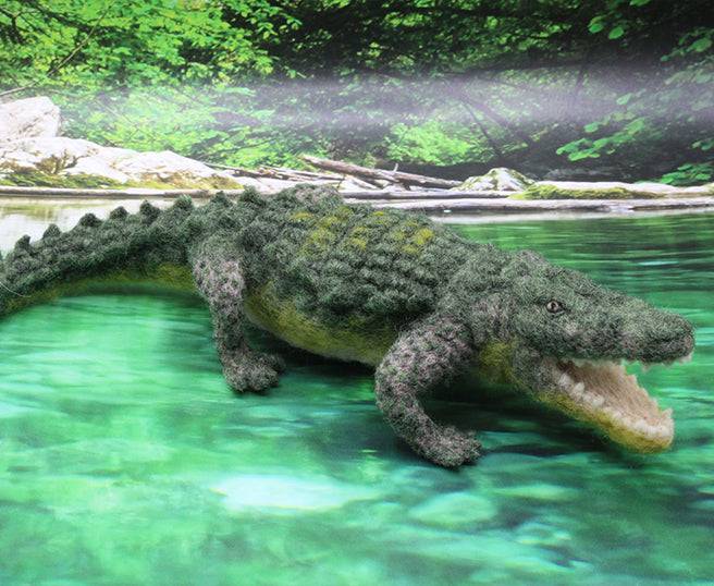 Coby The Crocodile | Needle Felting Kit.