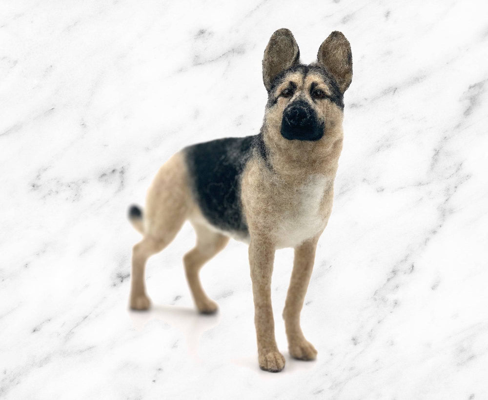 Georgi The German Shepherd Dog | Needle Felting Kit.