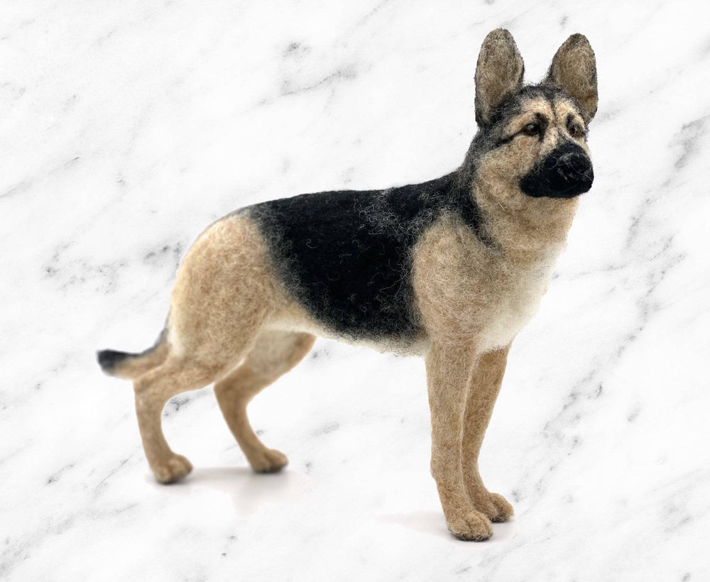 Georgi The German Shepherd Dog | Needle Felting Kit.