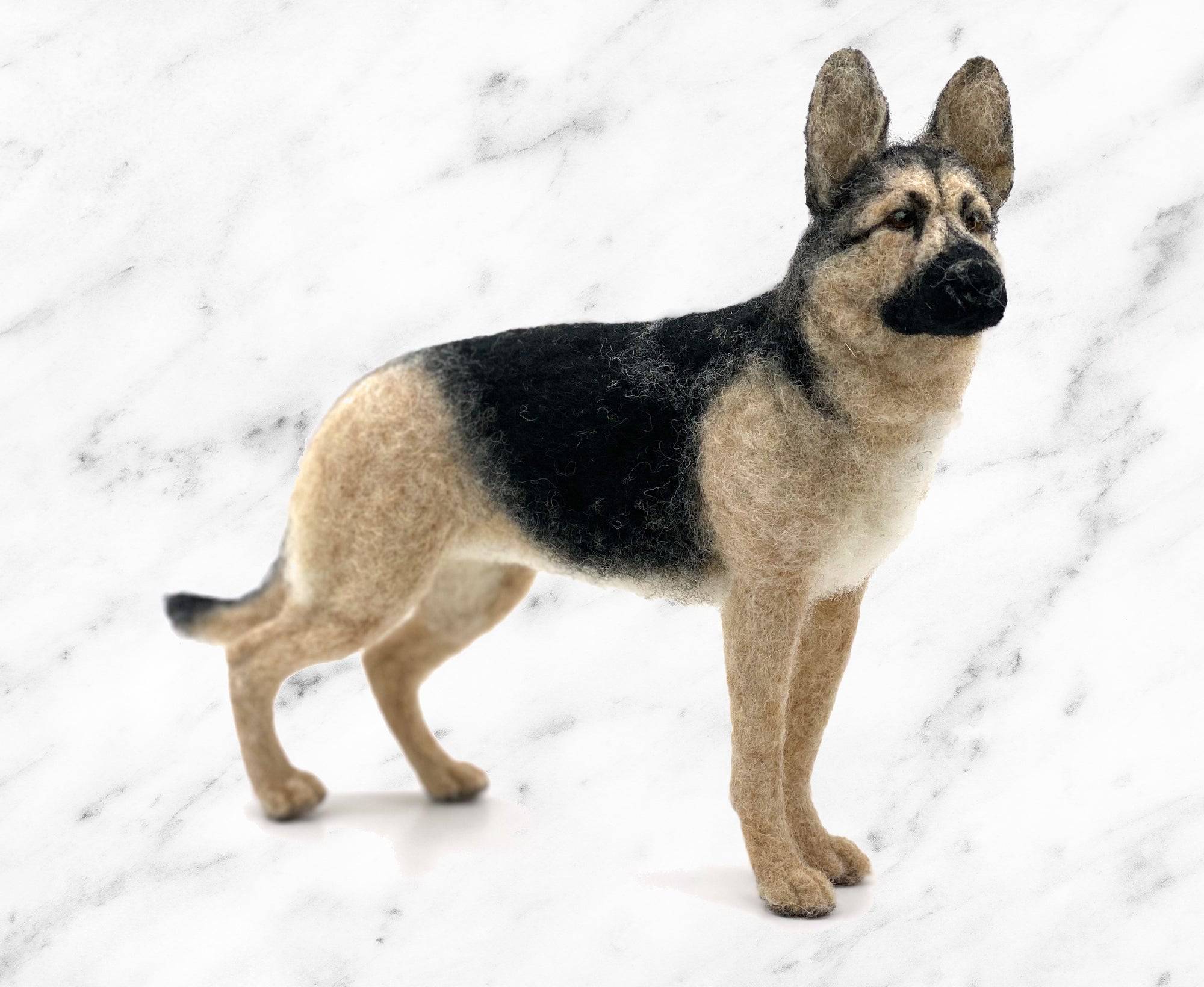 Georgi The German Shepherd Dog | Needle Felting Kit.