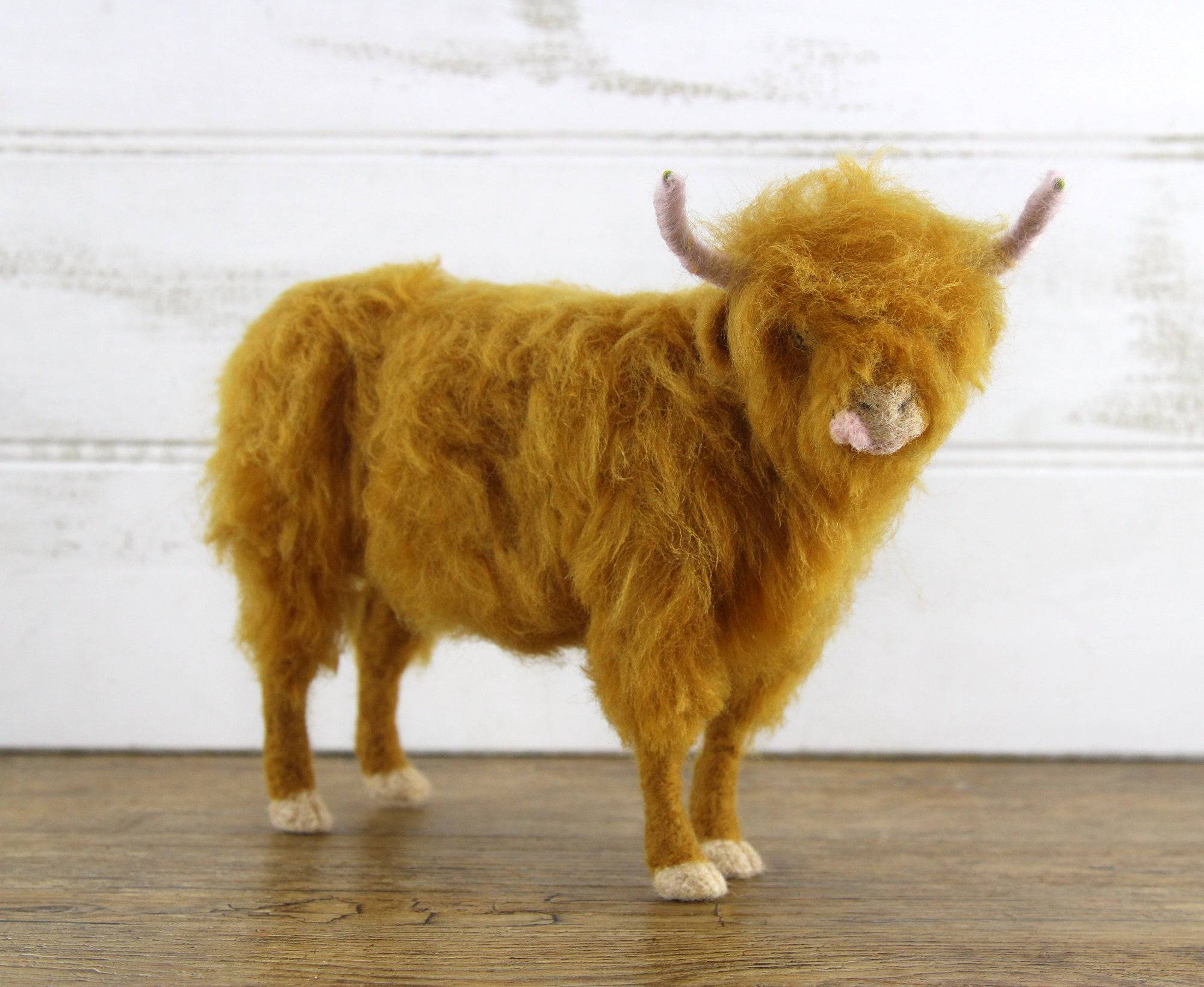 Hamish The Highland Cow  | Needle Felting Kit.