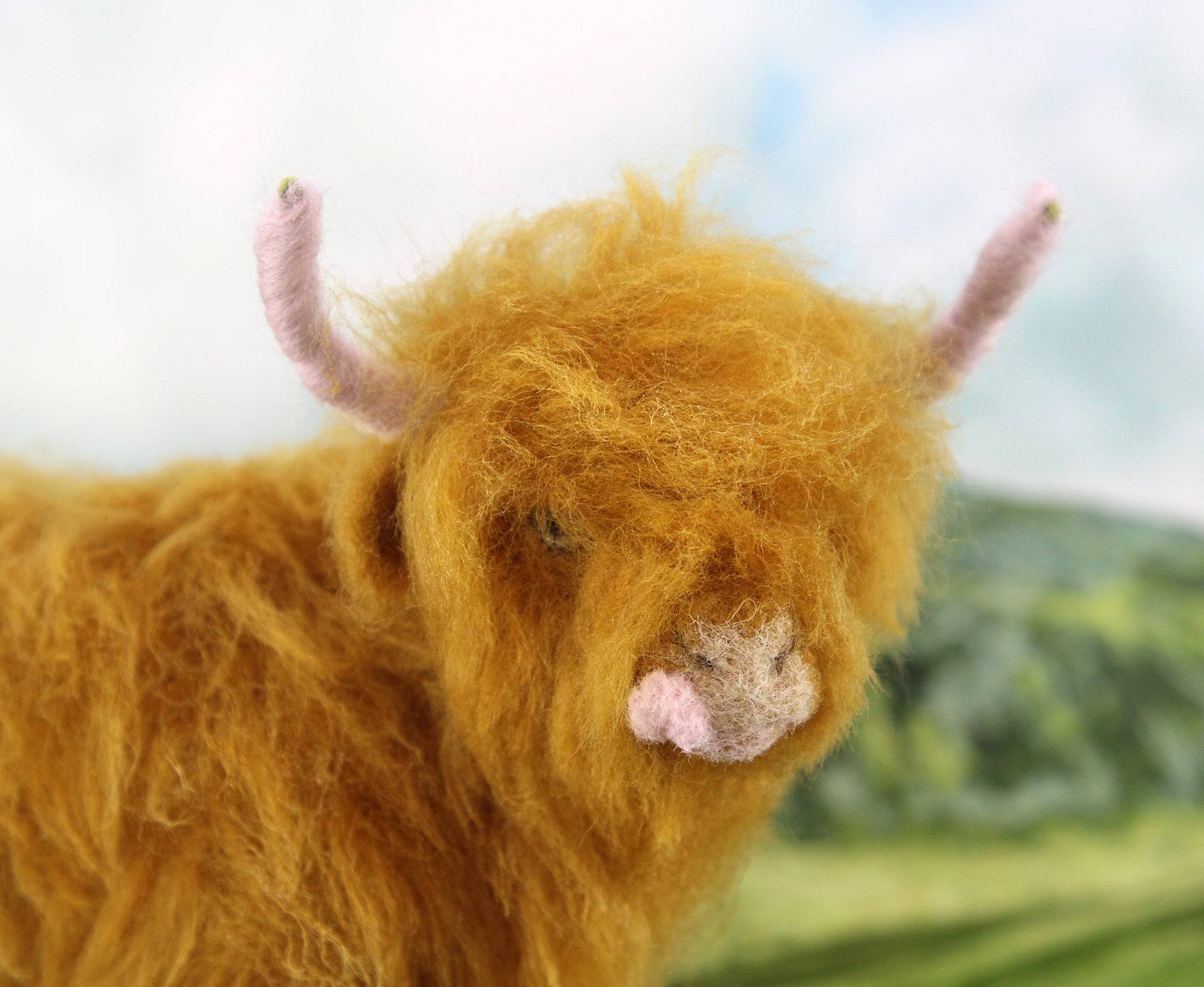 Hamish The Highland Cow  | Needle Felting Kit - World of Wool