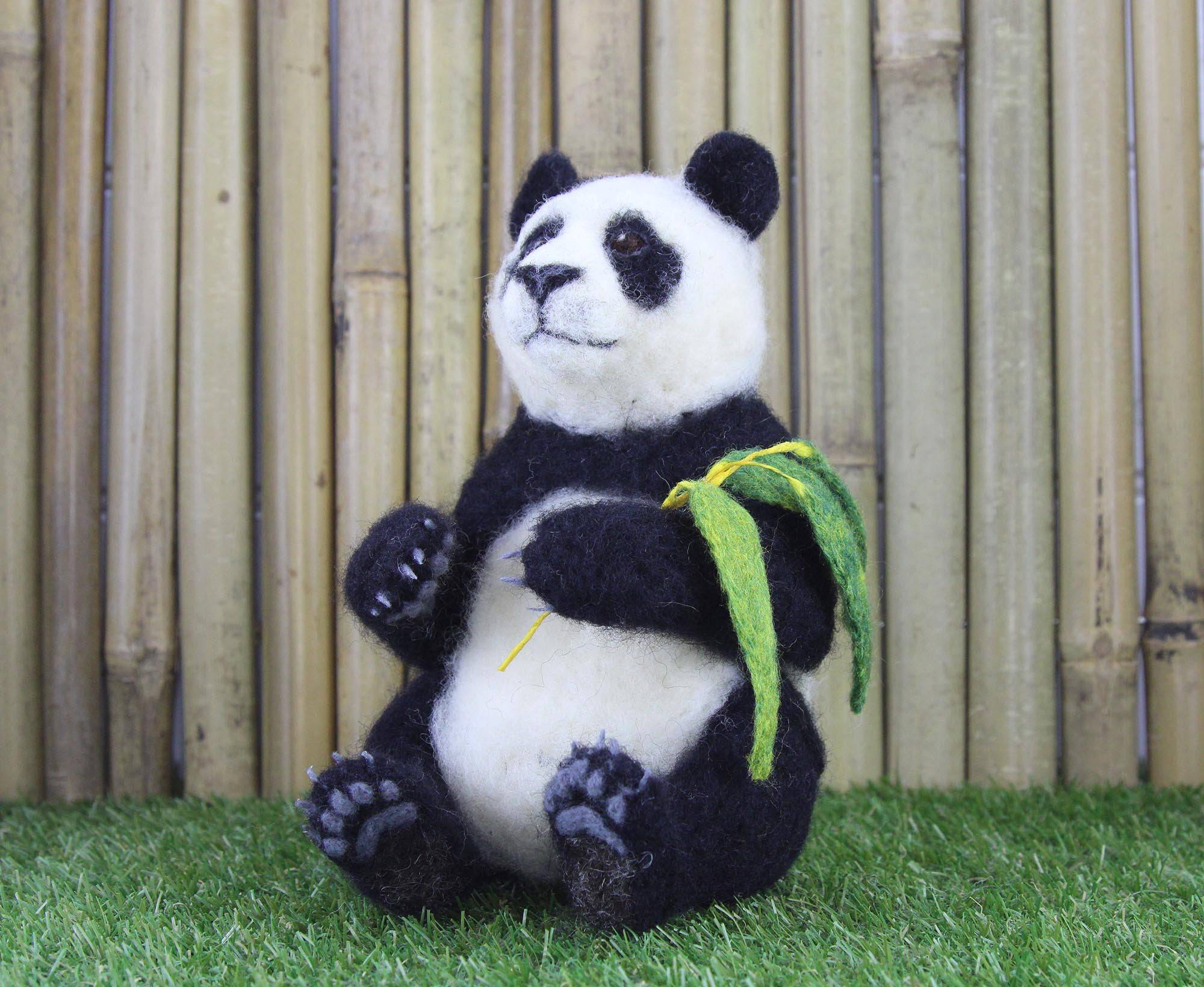 Pepe The Panda  | Needle Felting Kit - World of Wool