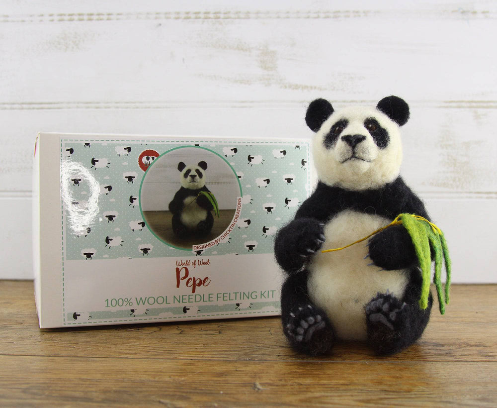 Pepe The Panda  | Needle Felting Kit.