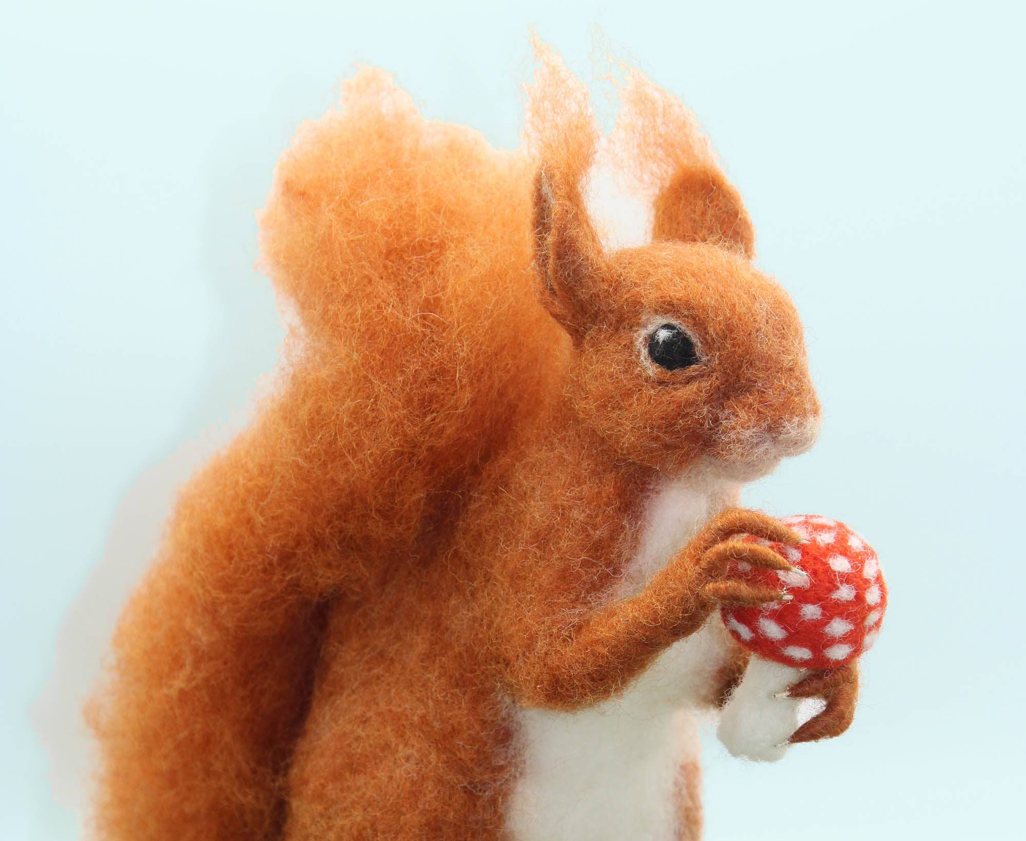 Solly The Squirrel | Needle Felting Kit.