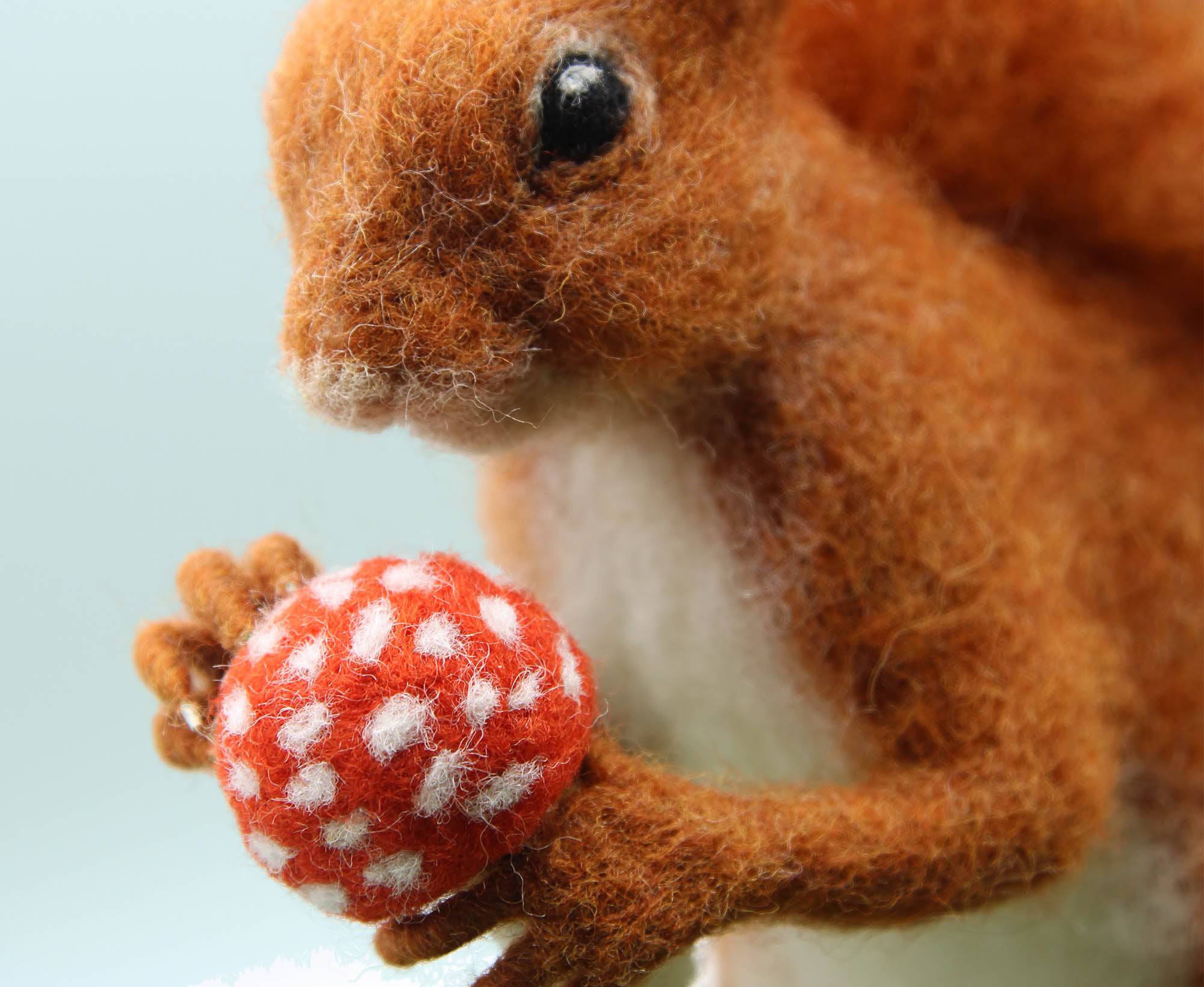 Solly The Squirrel | Needle Felting Kit.