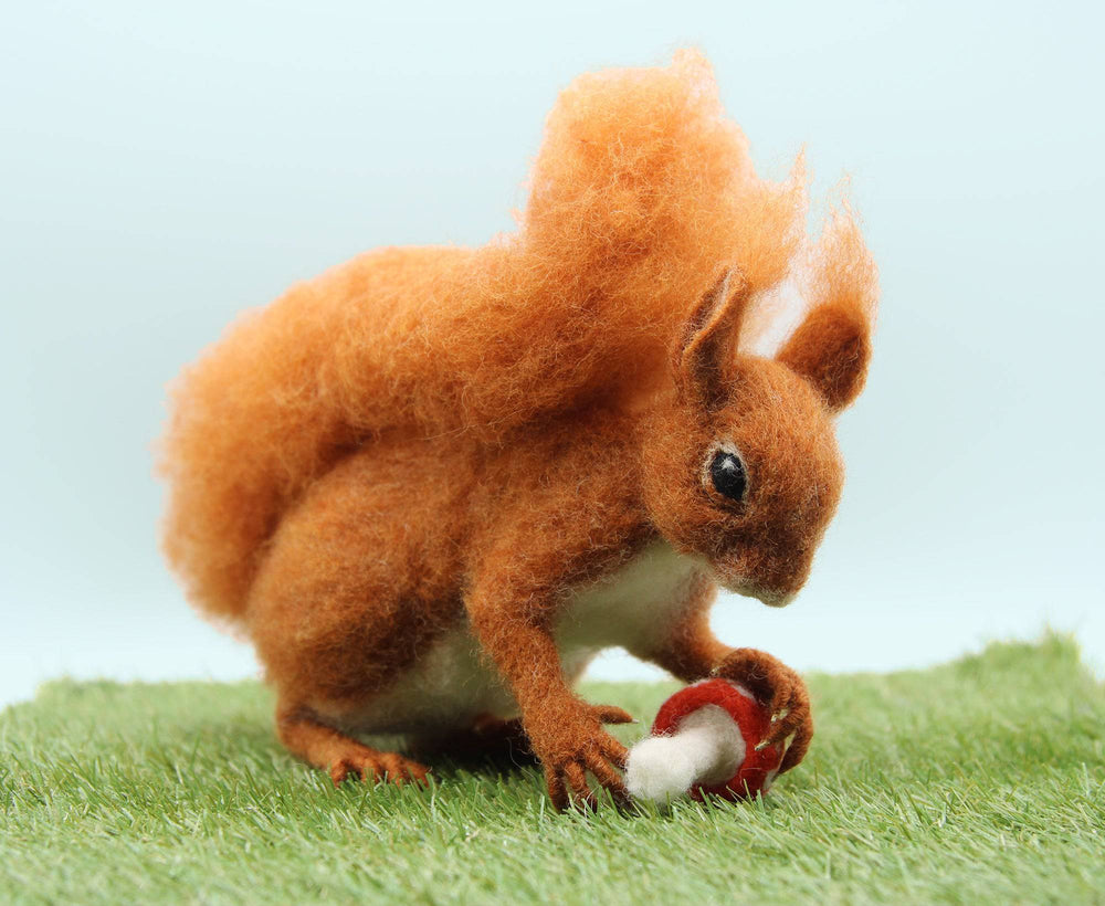 Solly The Squirrel | Needle Felting Kit.
