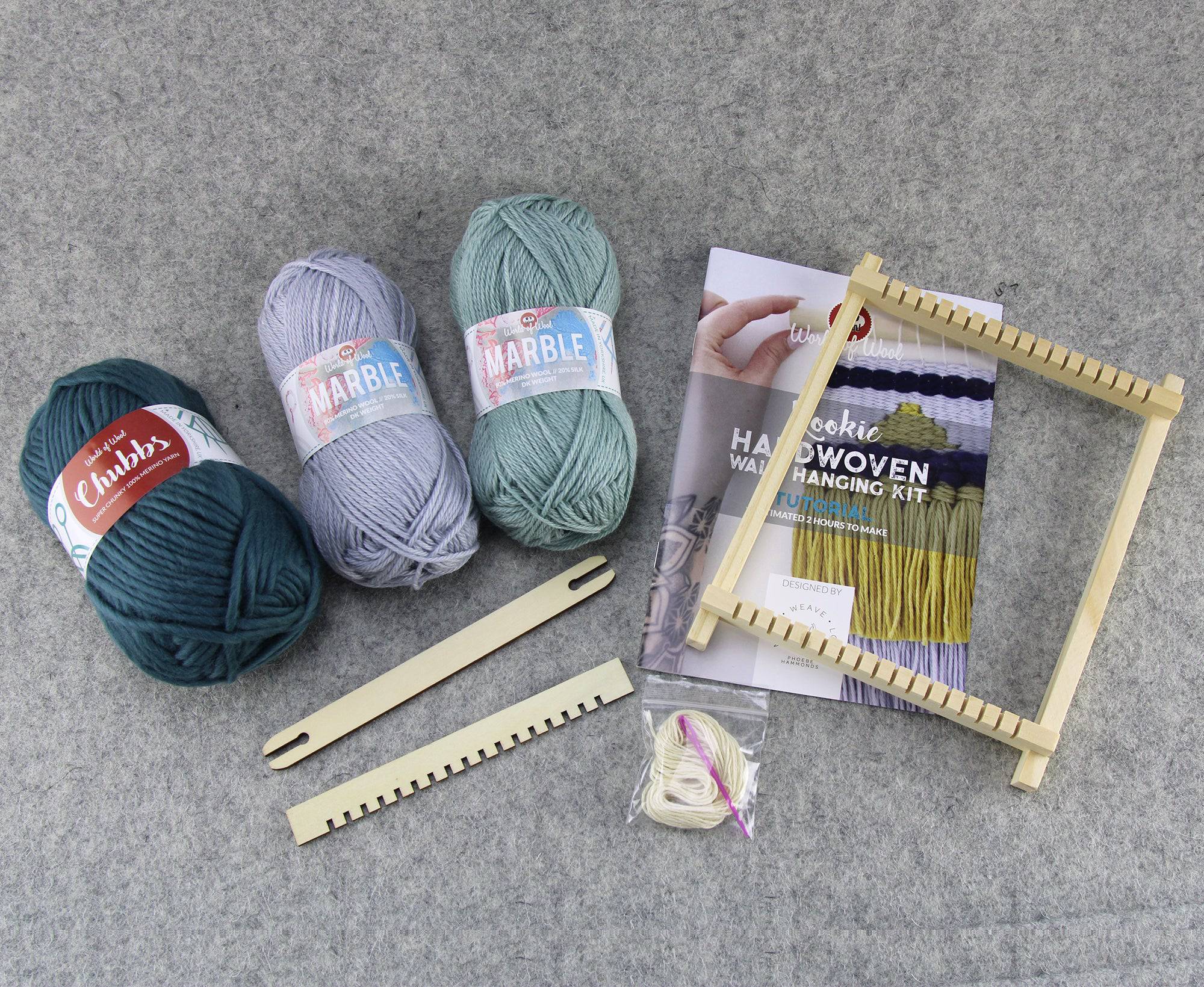 Handwoven Wall Hanging Kit - Rookie - World of Wool