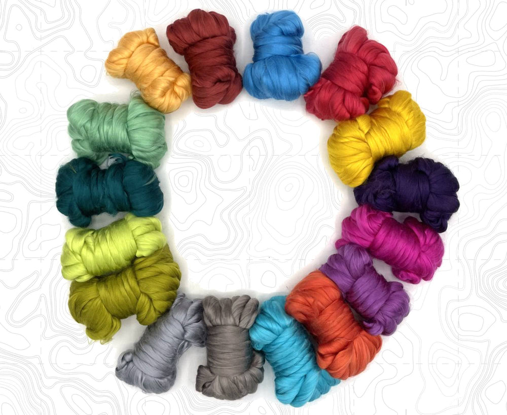 Dyed Mulberry Silk Pack.